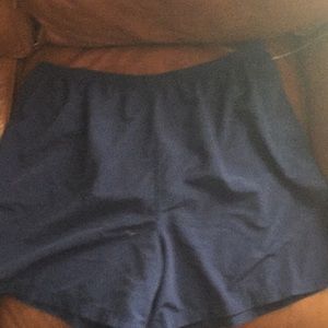 LL Bean polyester lined shorts